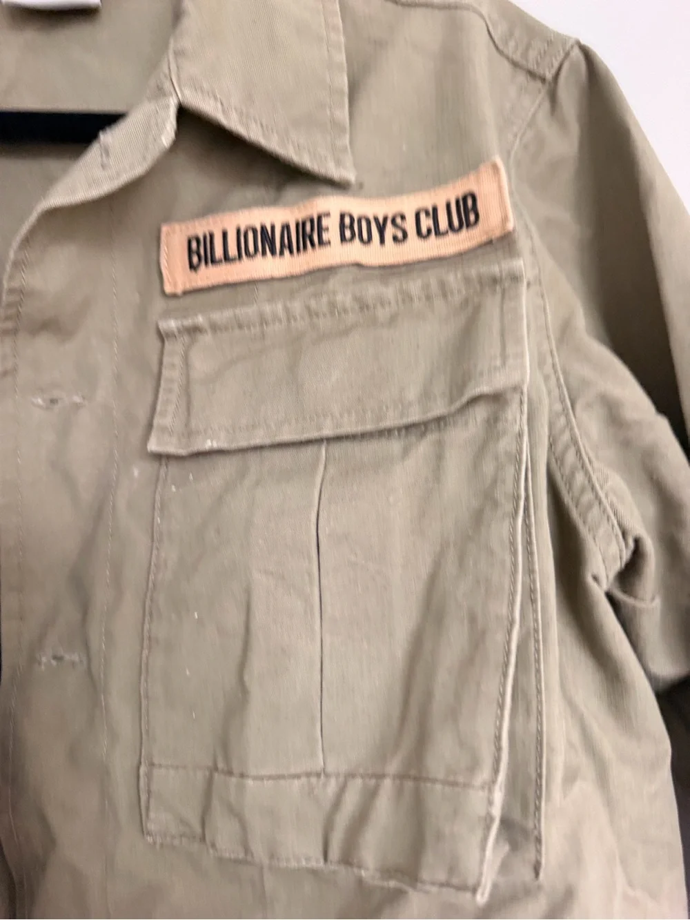 Billionaire Boys Club Olive Green Military Field Jacket